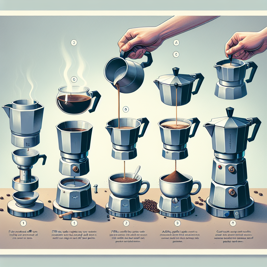 como fazer café na cafeteira italiana